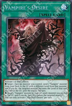 Vampire's Desire - Dark Saviors (Secret Rare) [DASA-008]