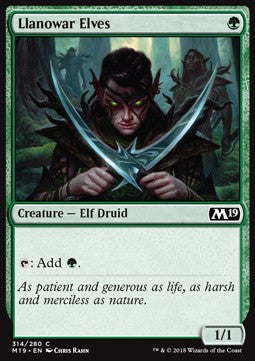 Llanowar Elves - Core 2019 (Common) [M19-314]