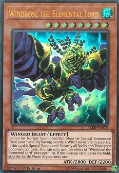 Windrose the Elemental Lord - Battles of Legend: Relentless Revenge (Ultra Rare) [BLRR-070]
