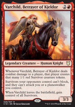 Varchild, Betrayer of Kjeldor - Commander 2018 (Rare) [C18-28]