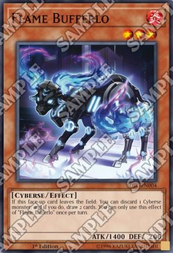 Flame Bufferlo - Structure Deck: Powercode Link (Super Rare) [SDPL-004]