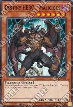 Destiny HERO - Malicious (V.2 - Common) - Legendary Hero Decks (Common) [LEHD-A04]