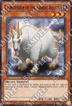 Tanngrisnir of the Nordic Beasts (V.2 - Common) - Legendary Hero Decks (Common) [LEHD-B01]