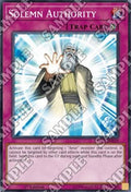 Solemn Authority - Legendary Hero Decks (Common) [LEHD-B29]