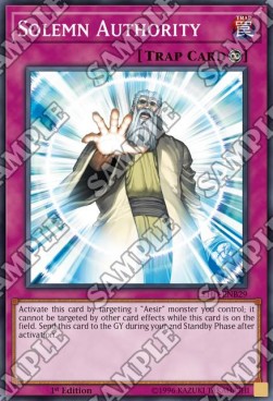 Solemn Authority - Legendary Hero Decks (Common) [LEHD-B29]