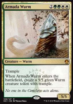 Armada Wurm - Guilds of Ravnica: Guild Kits (Mythic) [GK1-108]