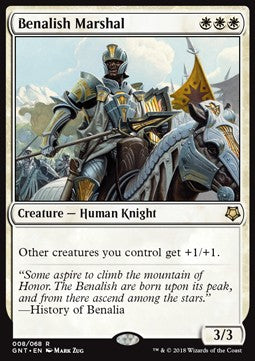 Benalish Marshal - Magic Game Night (Rare) [GNT-8]