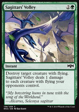 Sagittars' Volley - Ravnica Allegiance (Common) [RNA-138]