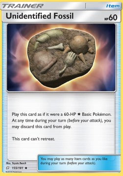 Unidentified Fossil - Team Up (Uncommon) [TEU-155]
