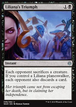 Liliana's Triumph - War of the Spark (Uncommon) [WAR-98]