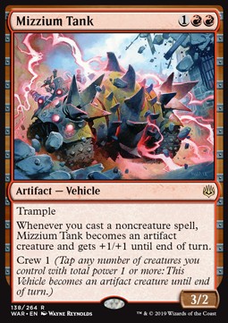 Mizzium Tank - War of the Spark (Rare) [WAR-138]