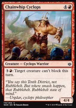 Chainwhip Cyclops - War of the Spark (Common) [WAR-118]