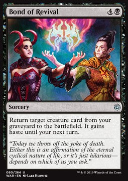 Bond of Revival - War of the Spark (Uncommon) [WAR-80]