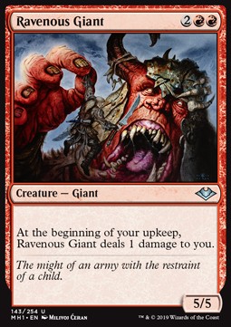 Ravenous Giant - Modern Horizons (Uncommon) [MH1-143]