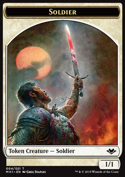 Soldier Token (White 1/1) (V.2)
