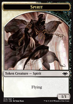 Spirit Token (White and Black 1/1) (V.2)