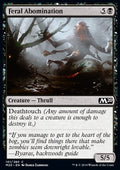Feral Abomination - Core 2020 (Common) [M20-101]