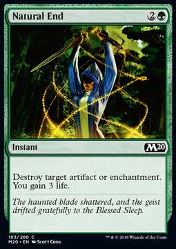 Natural End - Core 2020 (Common) [M20-183]