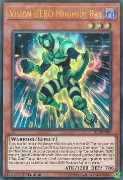 Vision HERO Minimum Ray - Battles of Legend: Hero's Revenge (Ultra Rare) [BLHR-005]