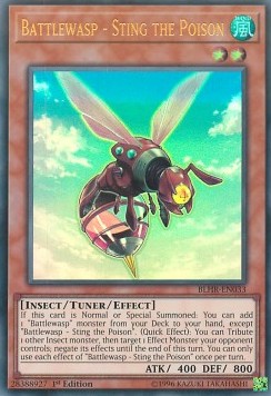 Battlewasp - Sting the Poison - Battles of Legend: Hero's Revenge (Ultra Rare) [BLHR-033]