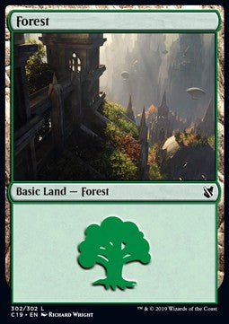 Forest (V.3) - Commander 2019 (Land) [C19-302]