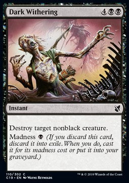 Dark Withering - Commander 2019 (Common) [C19-110]