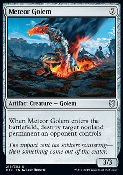 Meteor Golem - Commander 2019 (Uncommon) [C19-218]