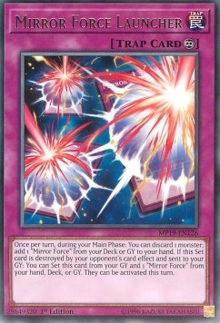 Mirror Force Launcher - 2019 Gold Sarcophagus Tin Mega Pack (Rare) [MP19-126]