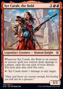 Syr Carah, the Bold - Throne of Eldraine (Uncommon) [ELD-145]