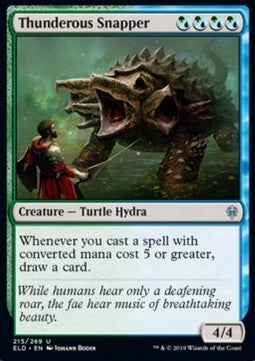 Thunderous Snapper - Throne of Eldraine (Uncommon) [ELD-215]