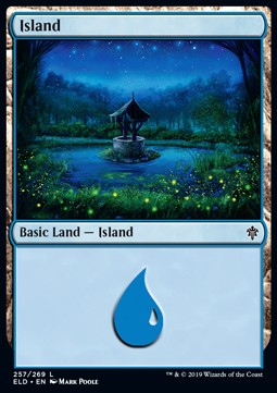 Island (V.4) - Throne of Eldraine (Land) [ELD-257]