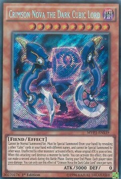 Crimson Nova the Dark Cubic Lord (V.3 - Secret Rare) - The Dark Side of Dimensions Movie Pack (Secret Rare) [MVP1-S39]