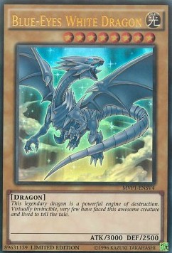 Blue-Eyes White Dragon (V.6 - Ultra Rare) - The Dark Side of Dimensions Movie Pack (Ultra Rare) [MVP1-SV4]