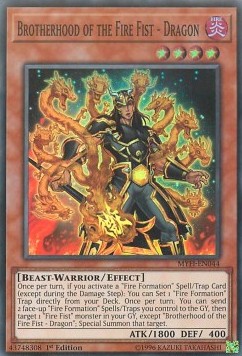 Brotherhood of the Fire Fist - Dragon - Mystic Fighters (Super Rare) [MYFI-044]