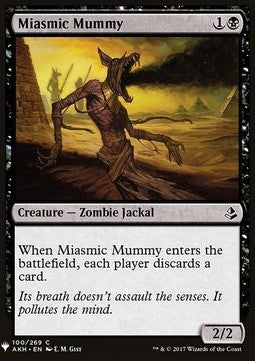 Miasmic Mummy - Mystery Booster (Common) [MYS-100]
