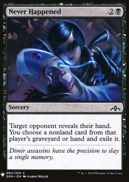 Never Happened - Mystery Booster (Common) [MYS-80]