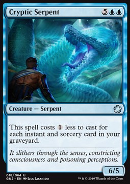 Cryptic Serpent - Game Night 2019 (Uncommon) [GN2-18]