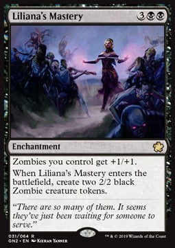 Liliana's Mastery - Game Night 2019 (Rare) [GN2-31]