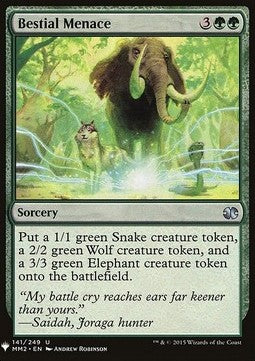 Bestial Menace - Mystery Booster (Uncommon) [MYS-141]