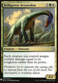 Belligerent Brontodon - Mystery Booster (Uncommon) [MYS-218]