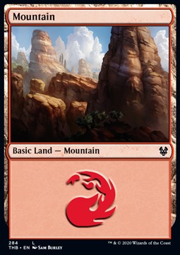 Mountain (V.1) - Theros Beyond Death: Extras (Land) [XTHB-284]
