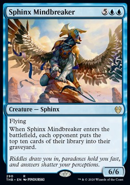 Sphinx Mindbreaker - Theros Beyond Death: Extras (Rare) [XTHB-290]