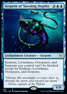 Serpent of Yawning Depths - Theros Beyond Death: Extras (Rare) [XTHB-291]