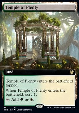 Temple of Plenty - Theros Beyond Death: Extras (Rare) [XTHB-351]