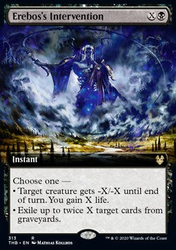 Erebos's Intervention - Theros Beyond Death: Extras (Rare) [XTHB-313]