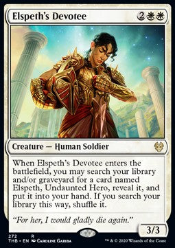 Elspeth's Devotee - Theros Beyond Death: Extras (Rare) [XTHB-272]