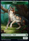 Wolf Token (G 2/2) // Human Soldier Token (W 1/1) - Theros Beyond Death: Extras (Token) [XTHB-T 11/02]