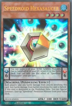 Speedroid Hexasaucer - Duel Overload (Ultra Rare) [DUOV-035]