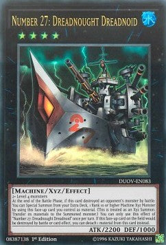 Number 27: Dreadnought Dreadnoid - Duel Overload (Ultra Rare) [DUOV-083]