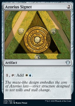 Azorius Signet - Commander: Ikoria (Uncommon) [C20-238]